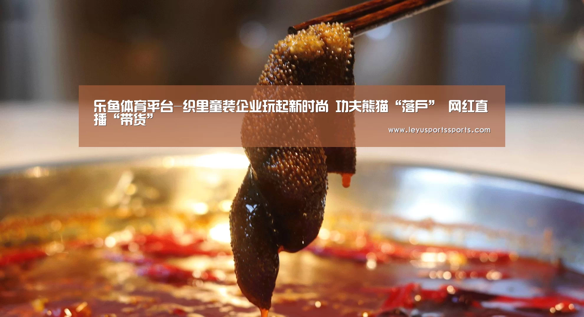 乐鱼体育平台-织里童装企业玩起新时尚 功夫熊猫“落户” 网红直播“带货”(图2) 乐鱼体育在线